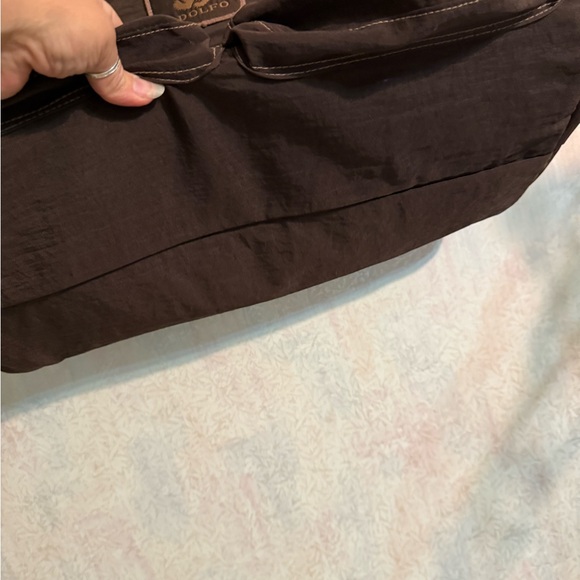 Adolfo Casa Brava Canvas Dark Brown Travel Duffel Bag for Men, Holds A Lot! - Picture 7 of 13